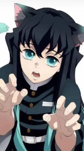 ai character: Muichiro furry background