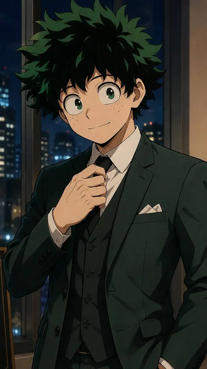 ai character: Izuku  background