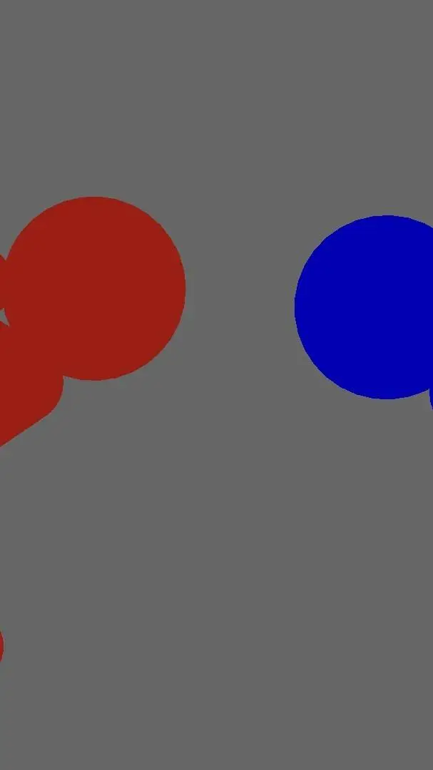 ai character: red vs blue background