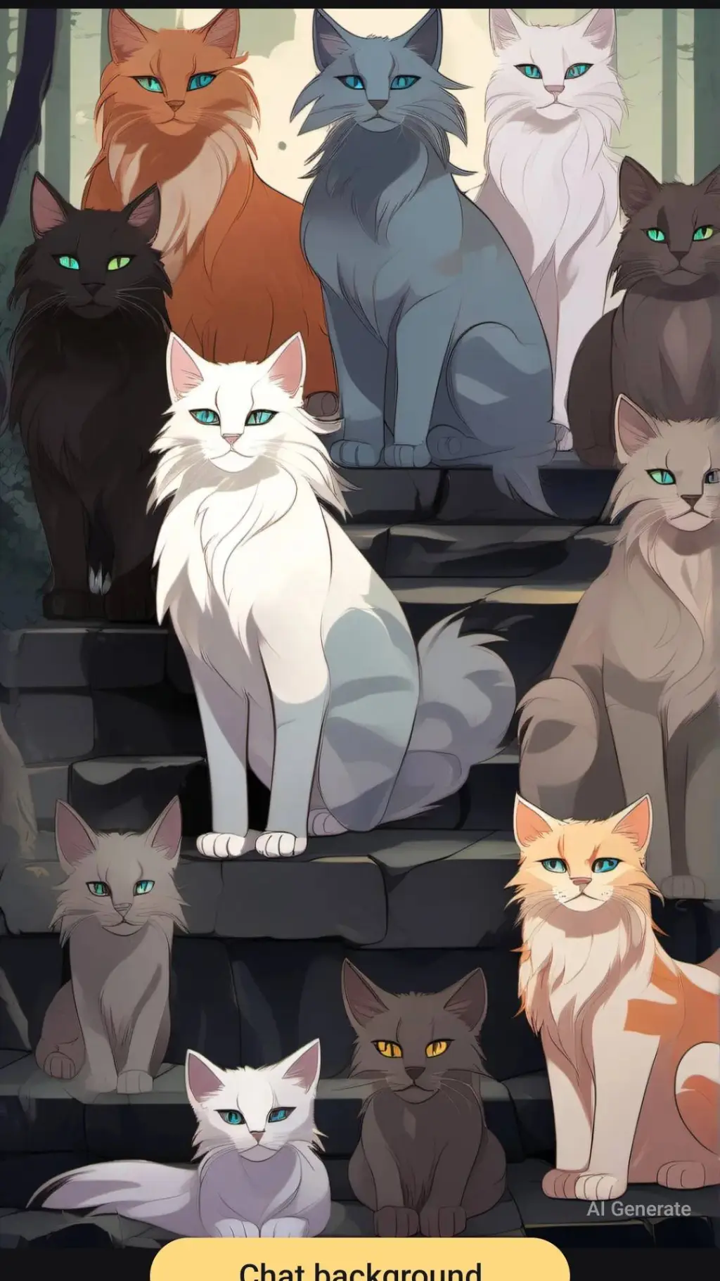 ai character: Warrior Cats background