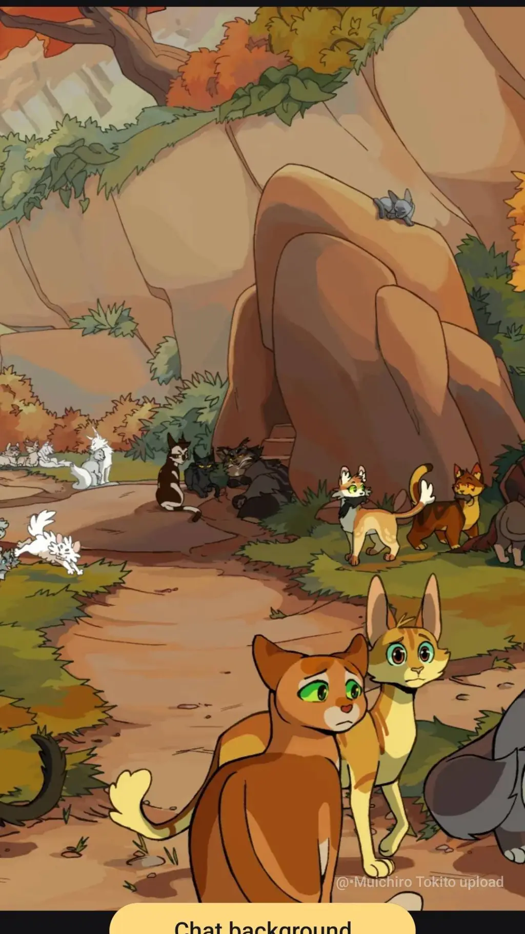 ai character: Thunderclan background