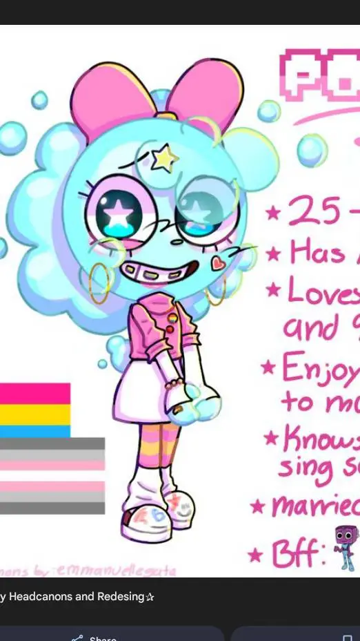 ai character: 🫧 POPPY 🫧 background