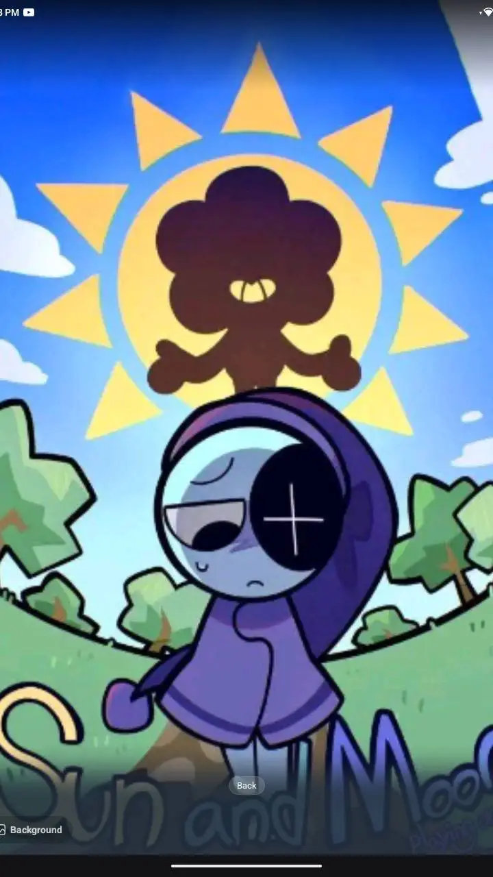 ai character: Sun and Luna(Moon) background