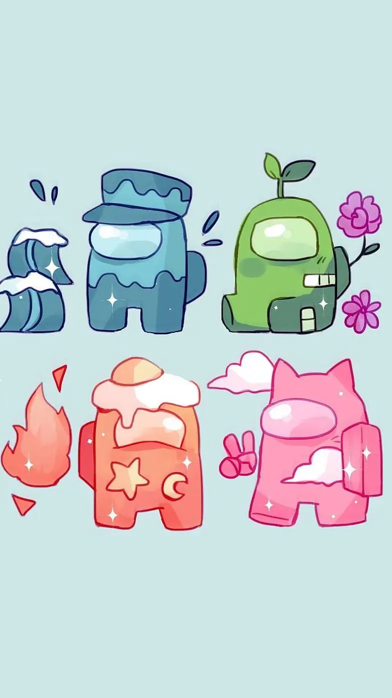 ai character: among us baby background