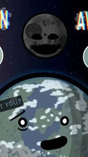 ai character: The moon Awakends  background