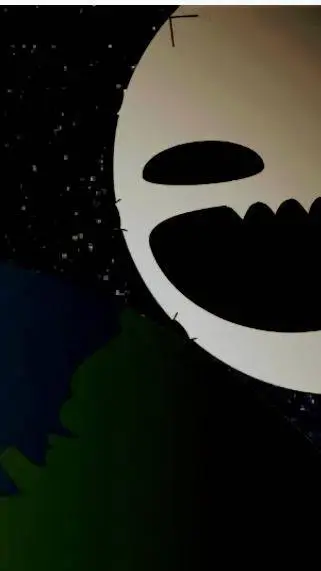 ai character: Moon woke up 1-13 background
