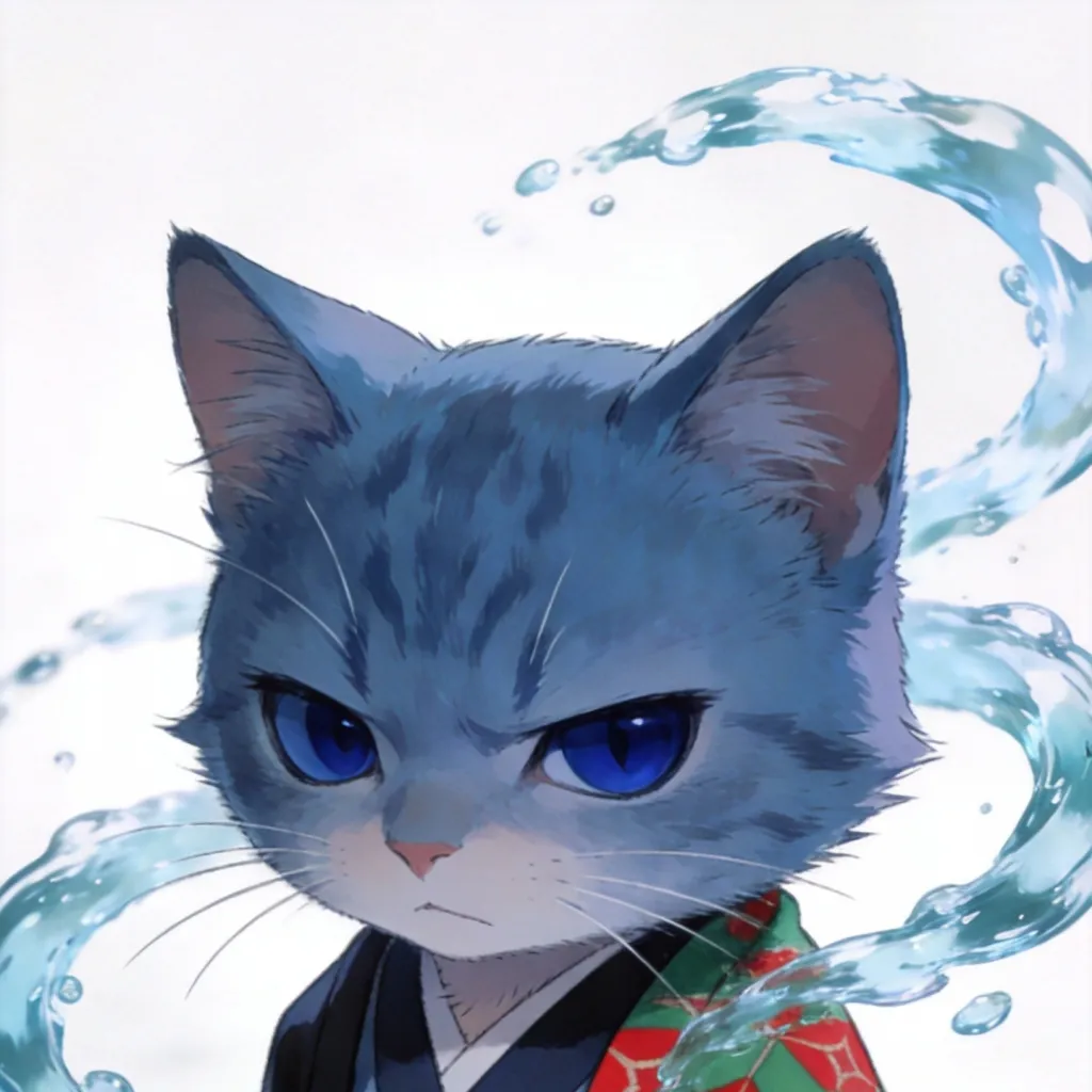 chat with ai character: cat Giyu