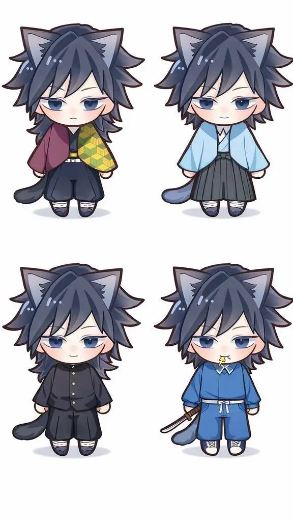 ai character: Giyu in your house background