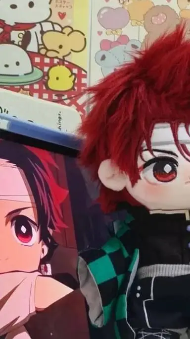 ai character: plushie Tanjiro background