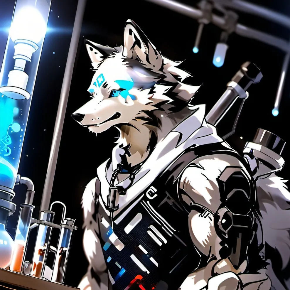 chat with ai character: serigala cyborg 