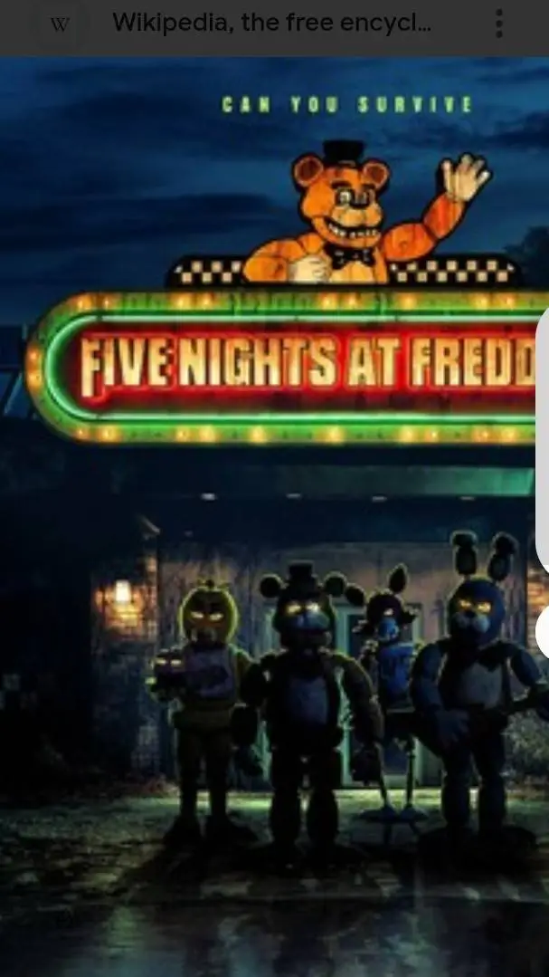 ai character: FNAF 1 background