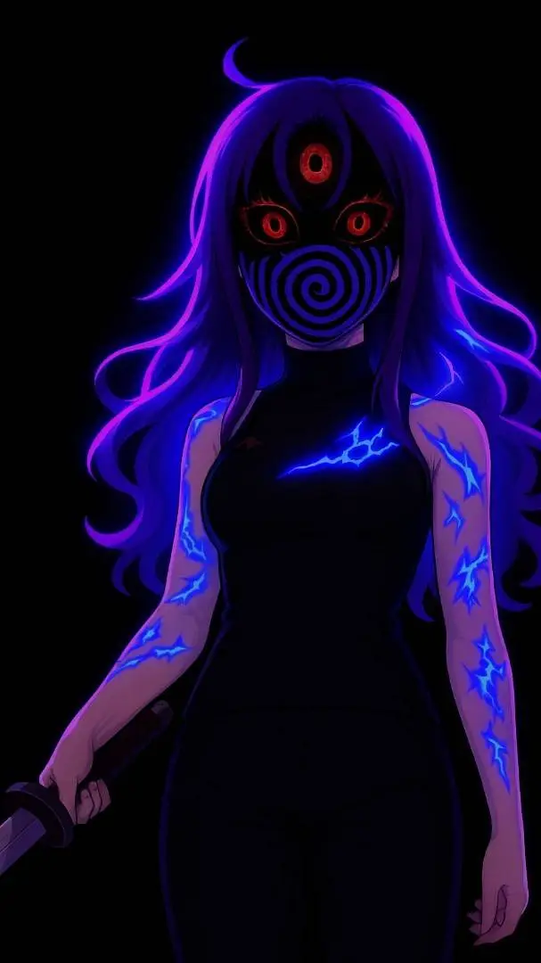 ai character: Demon slayer background