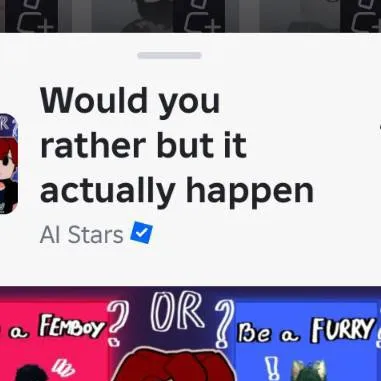 chat with ai character: would you rather?