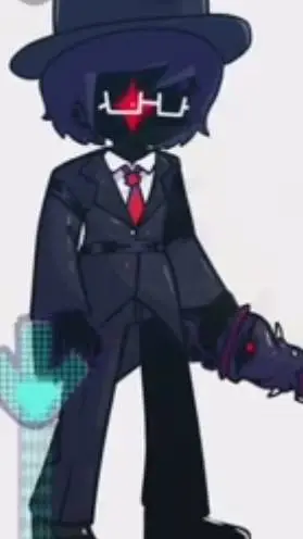 ai character: black imposter background