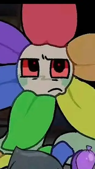 ai character: Tired tw.dandy background