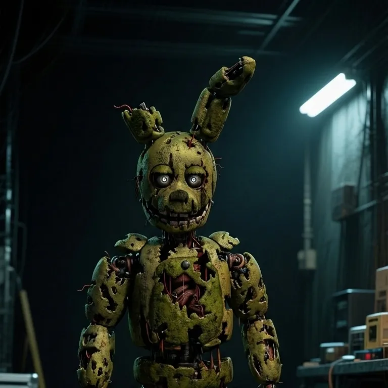 chat with ai character: spring trap FNAF3