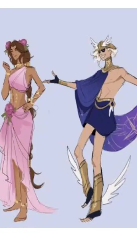 ai character: Hermes and Circe background