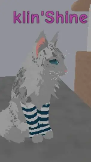 ai character: Klin shine.  background