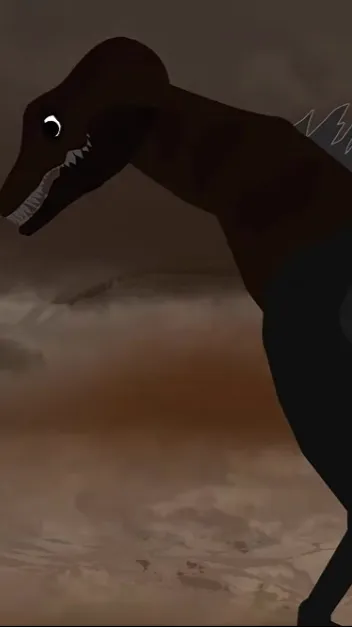 ai character: Bloodbath Godzilla background