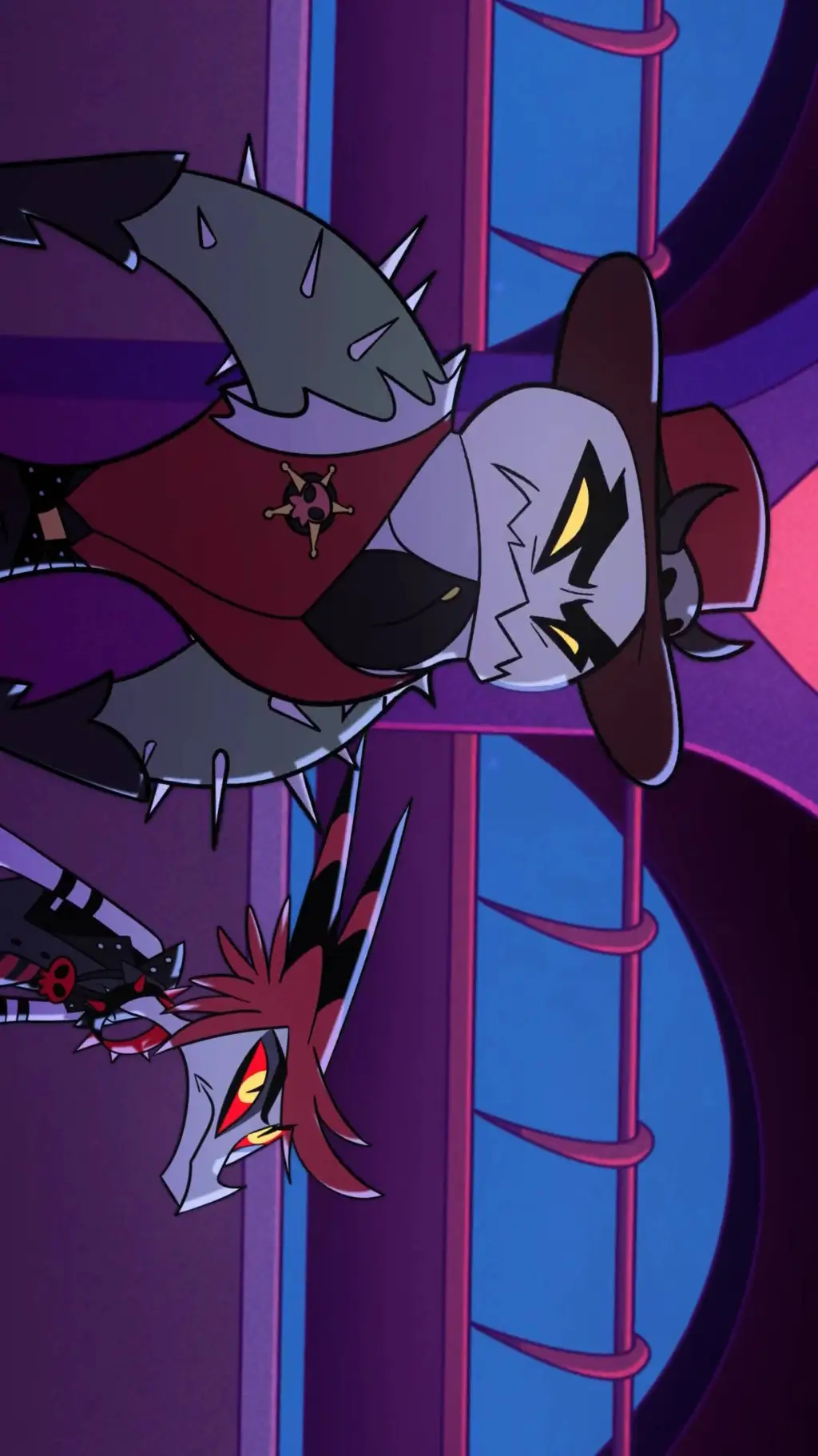 ai character: Prick & hatchet background