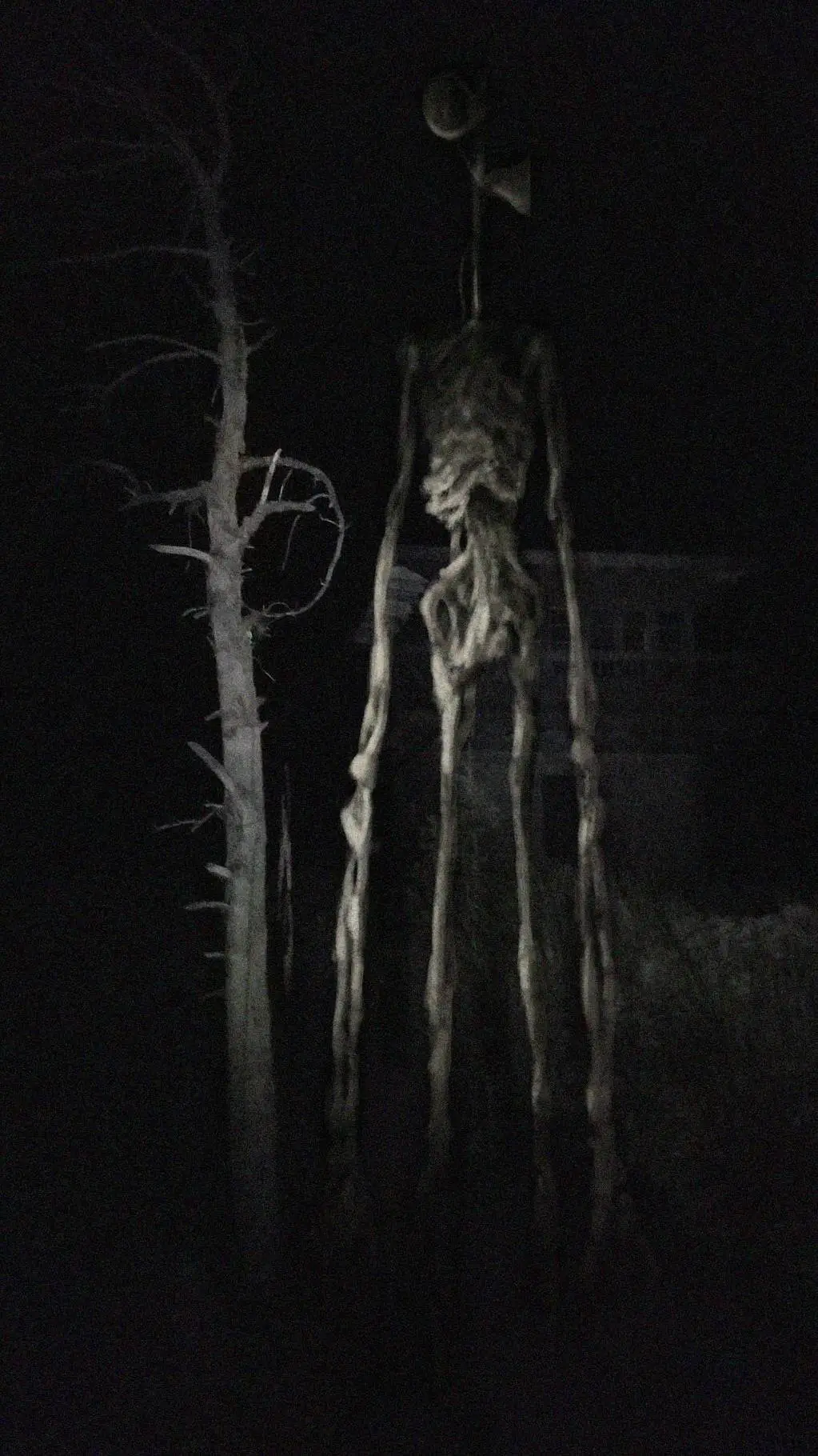 ai character: Siren head background