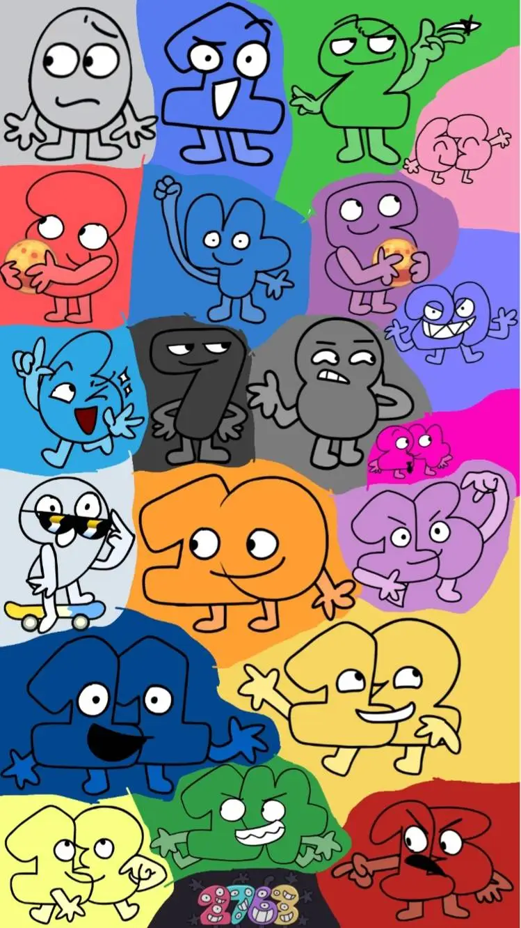 ai character: Algebralians BFDI background