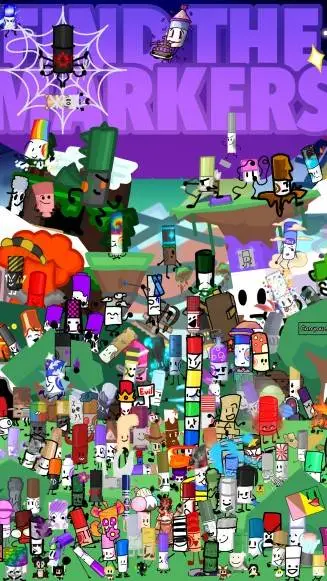 ai character: find the markers background