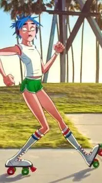 ai character: two-dee(2d)  background