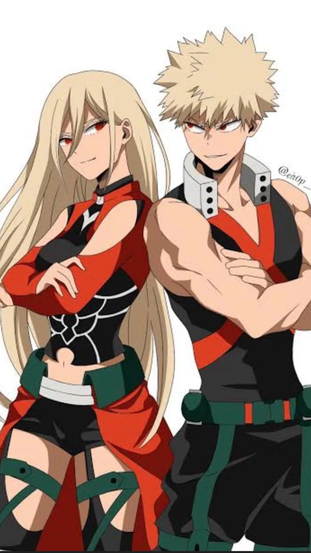 ai character: Bakugo his sister  background