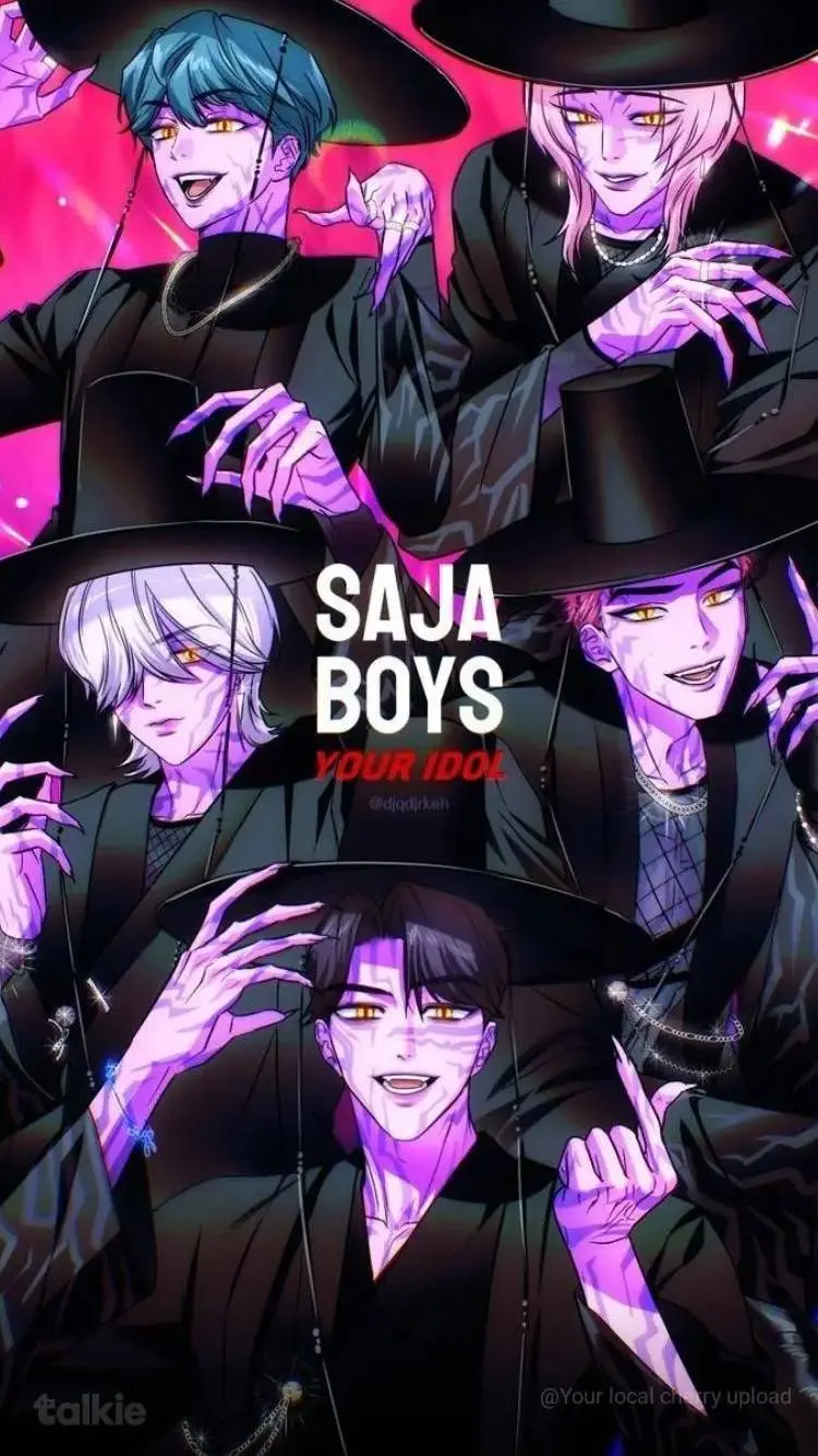 ai character: hunrt/x&saja boys background