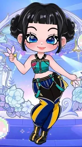 ai character: Zoey  background