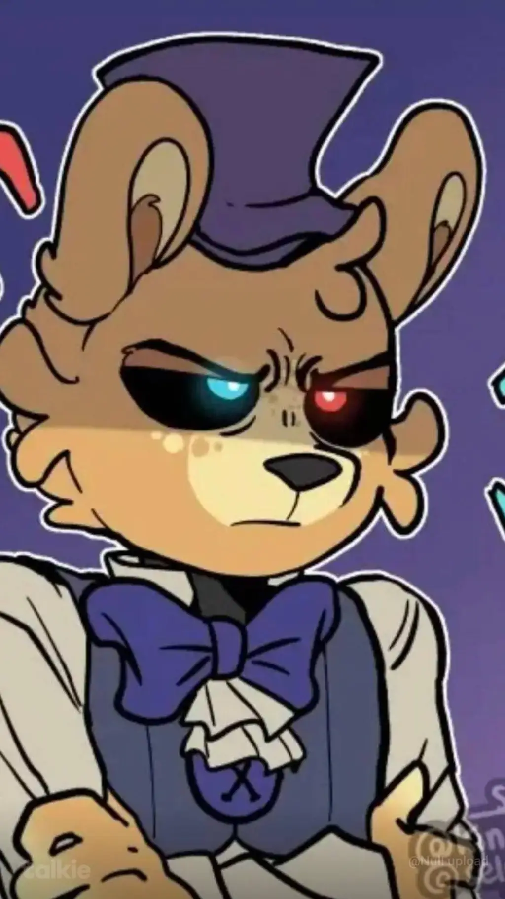 ai character: FNAF  background