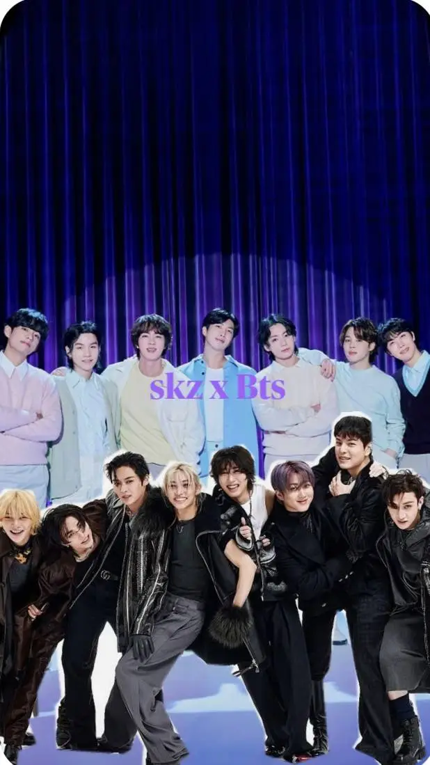 ai character: ❤️ Skz x Bts 💜 background