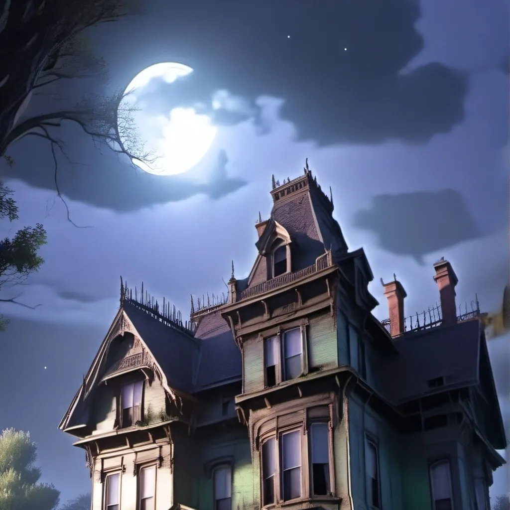 chat with ai character: haunted house rule