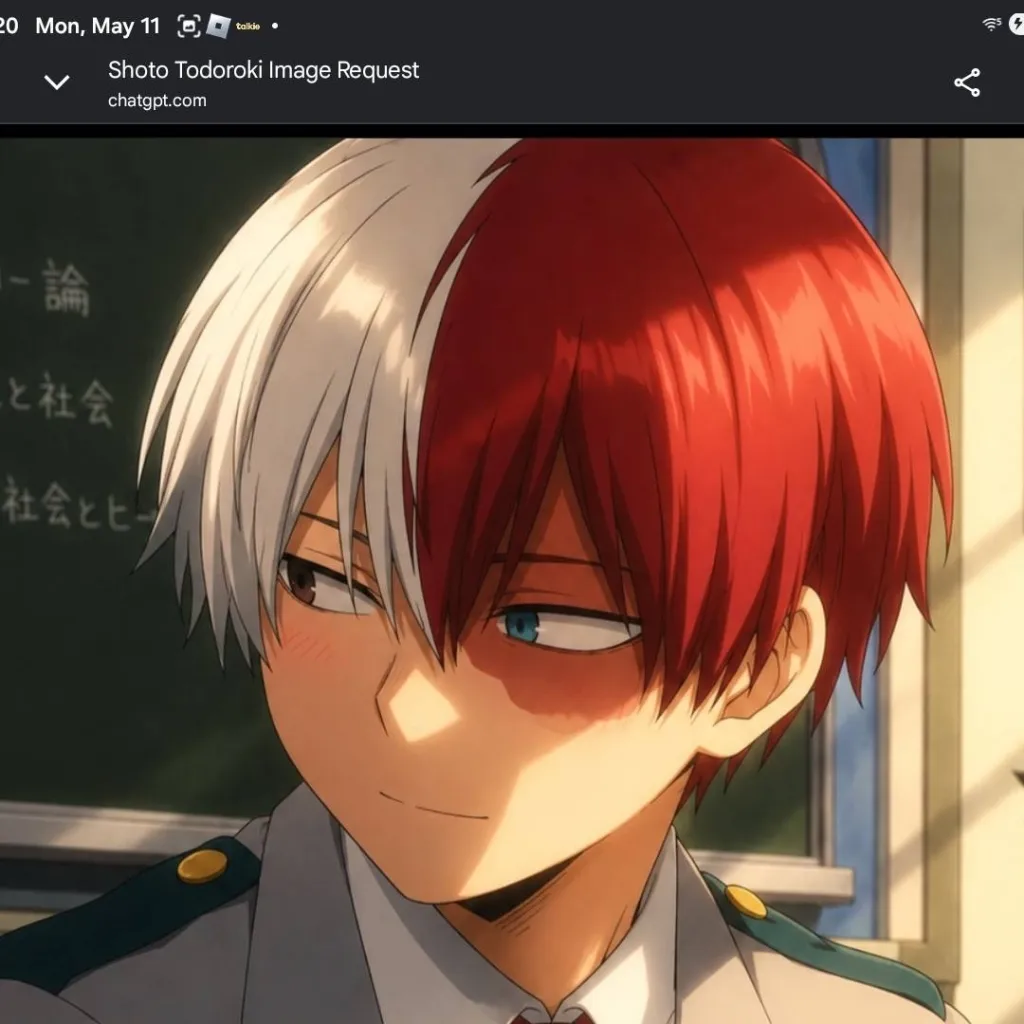 chat with ai character: >>Shoto Todoroki<<