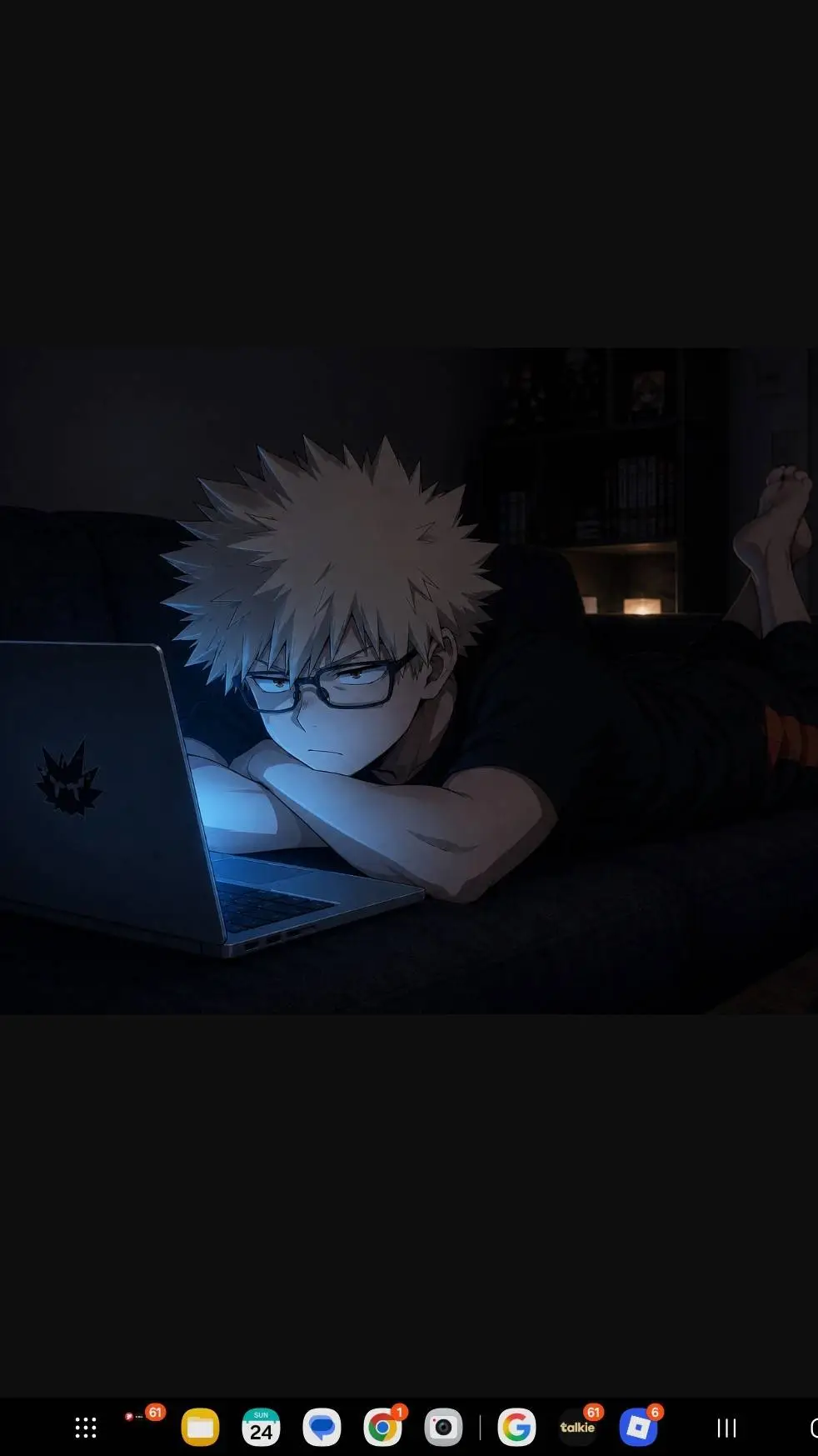 ai character: Bakugo 🔥  background