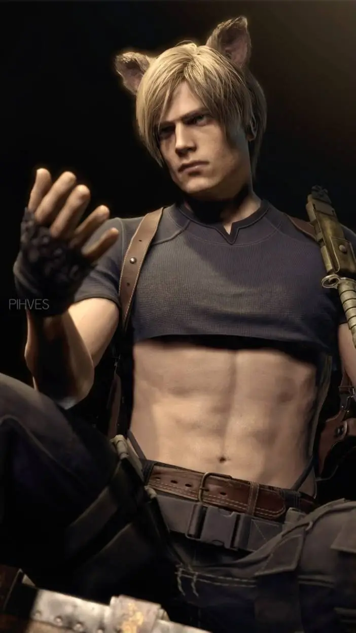 ai character: Leon kennedy 2 background