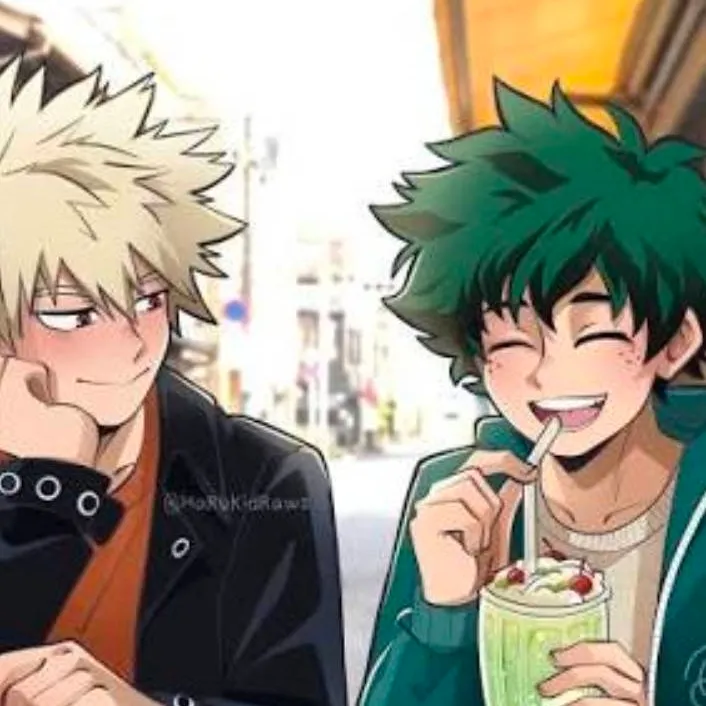 chat with ai character: Bakugo x deku 
