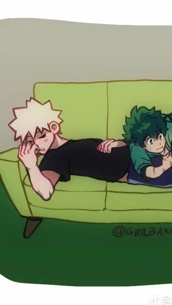 ai character: Katsuki x Izuku  background