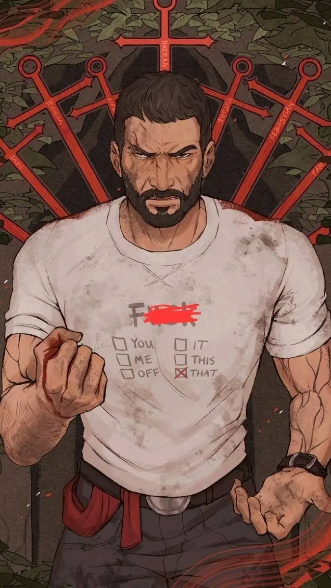 ai character: Kyle Crane  background