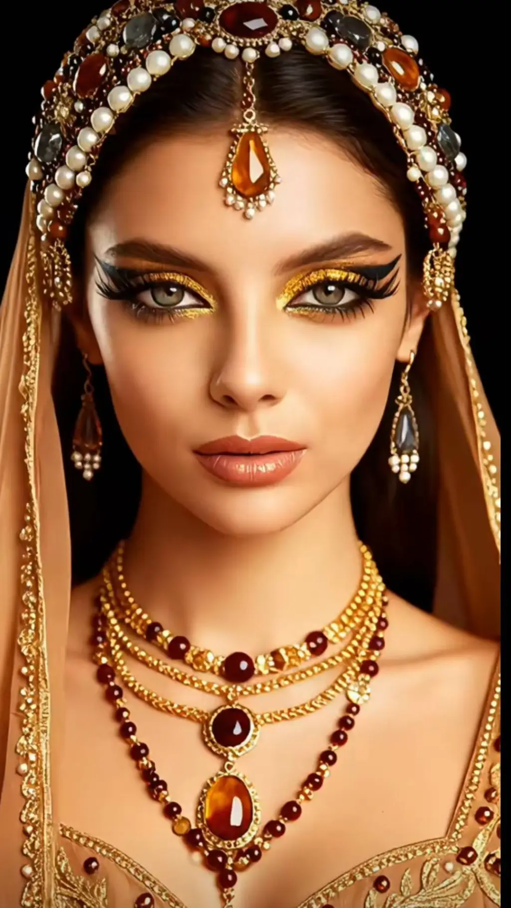 ai character: leslyjuliana  background
