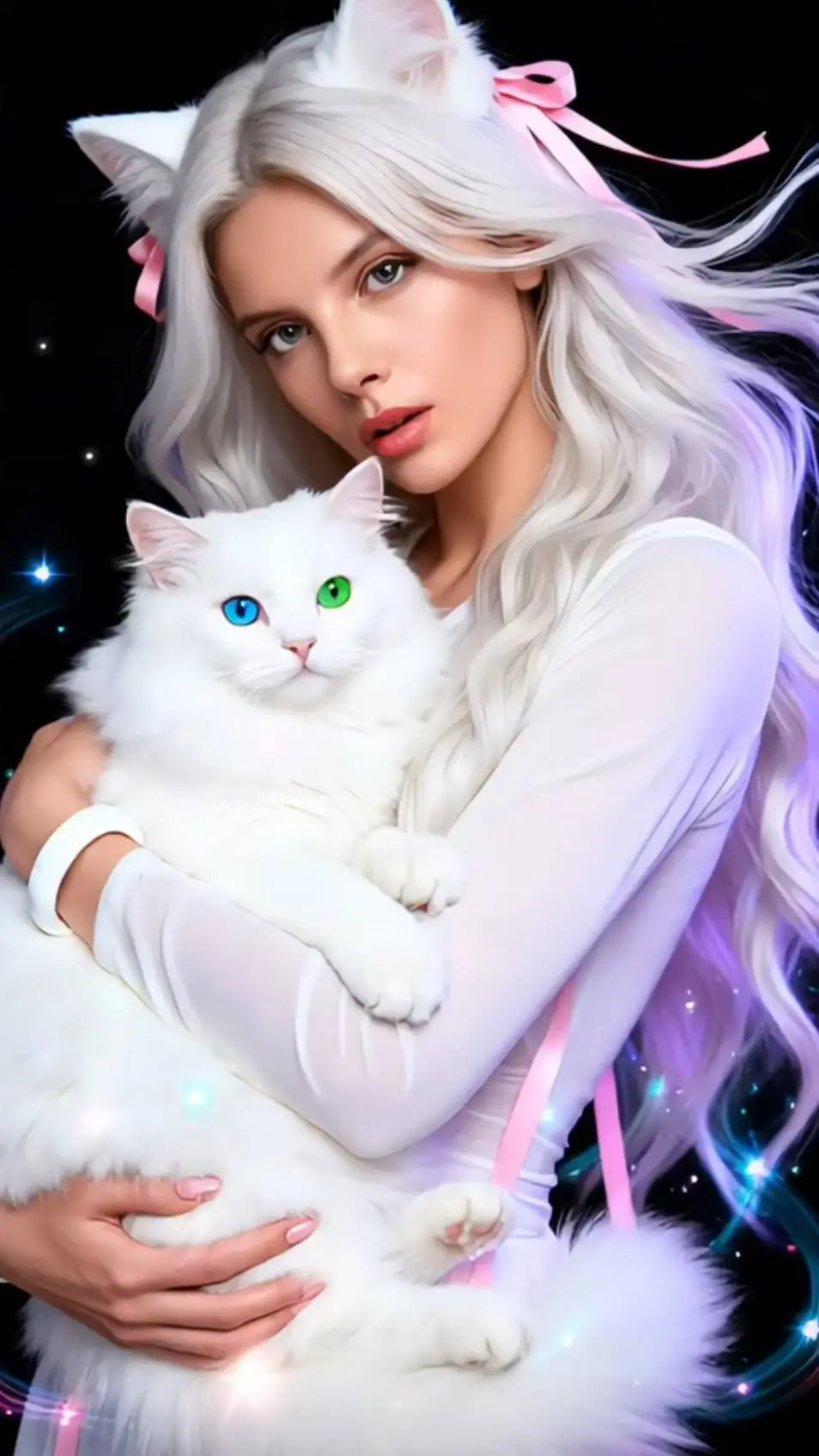 ai character: leslyjuliana  background
