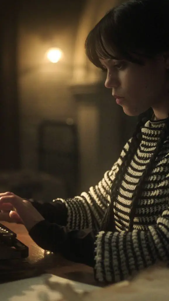 ai character: Wednesday background