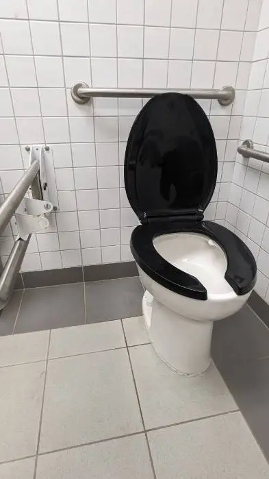 ai character: school toilet background