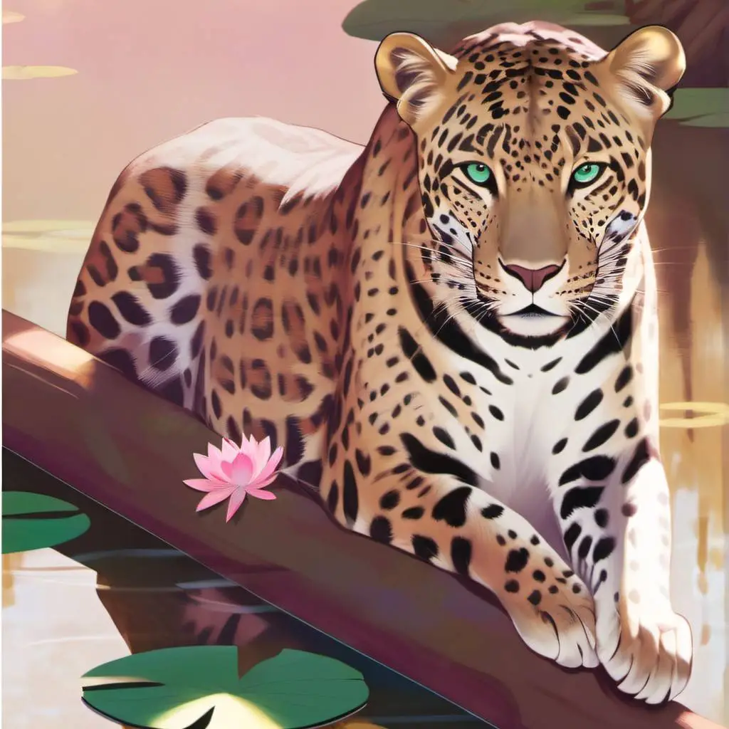 ai character: Iloveleopard background