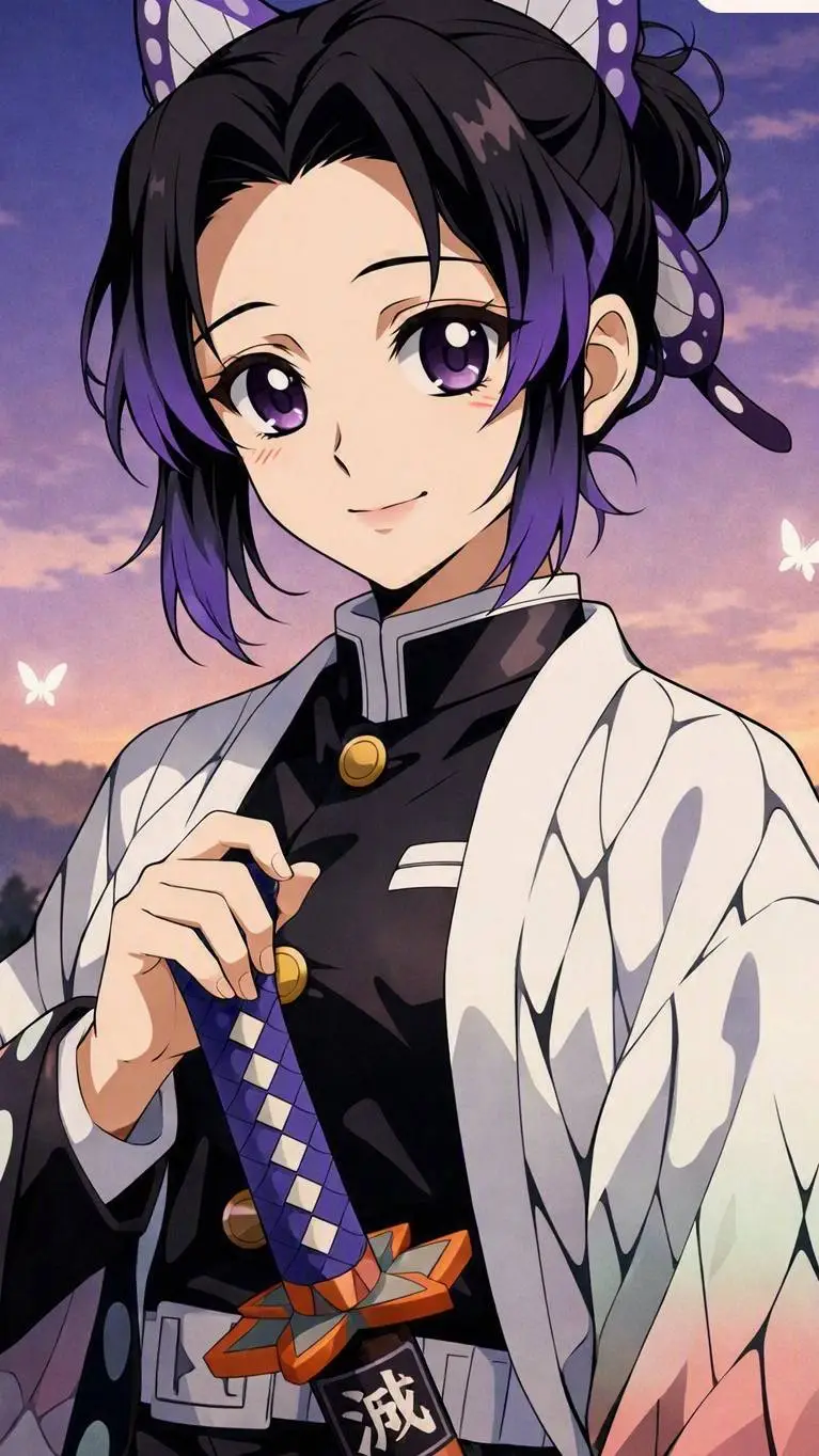 ai character: shinobu kocho background