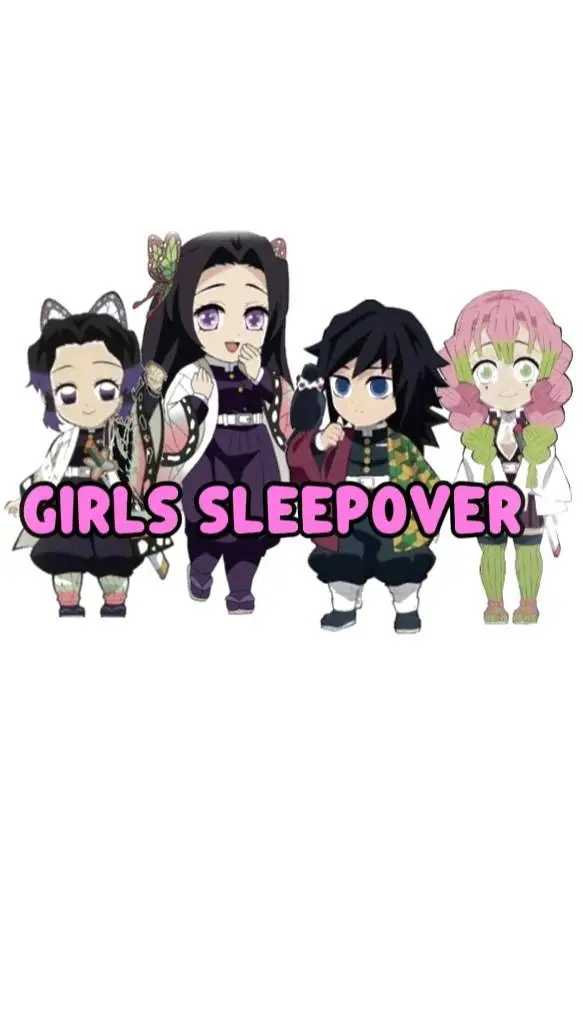 ai character: Girls Sleepover background