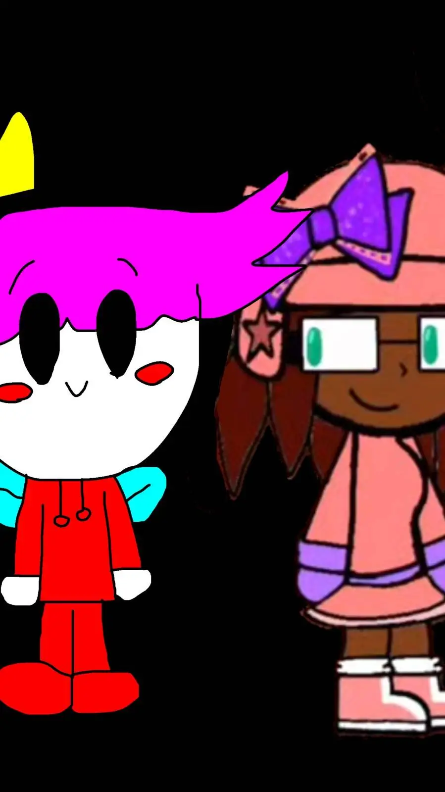 ai character: Ansel x Maddie  background