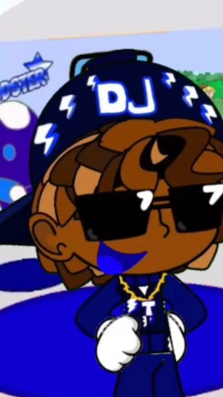 ai character: DJtoodster  background