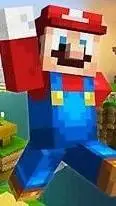 ai character: Minecraft Mario background